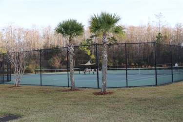 Tennis court at East Lake Park