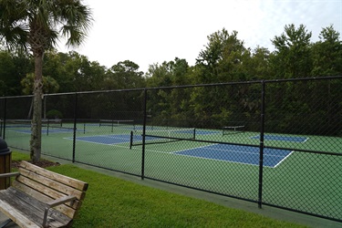 Pickleball court