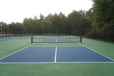 Pickleball court