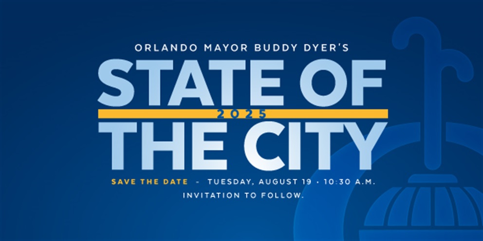 Save the date for State of the City on August 19, 2025 at 10:30 a.m.