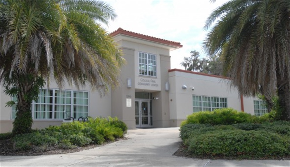 Exterior shot of the College Park neighborhood center.