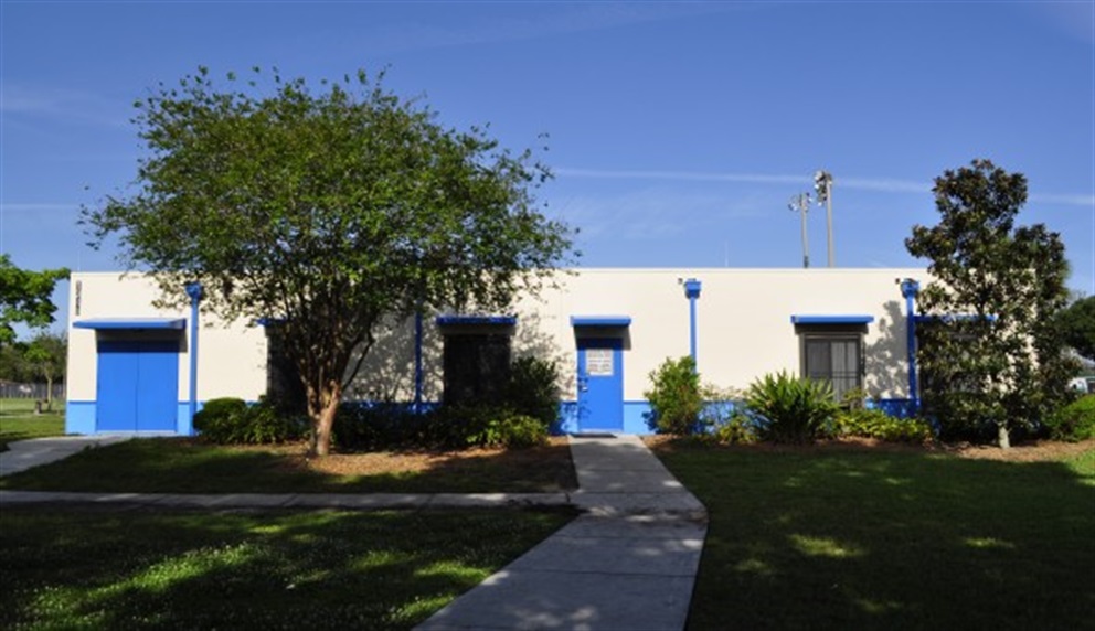 Exterior of the Dr. I Sylvester Hankins Park Neighborhood Center