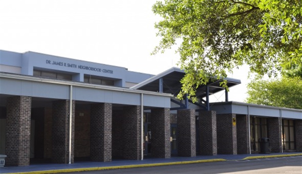 Exterior of the Dr. James R. Smith Neighborhood Center.