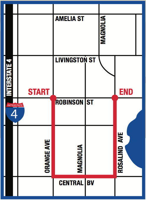 Veterans Day Parade Route