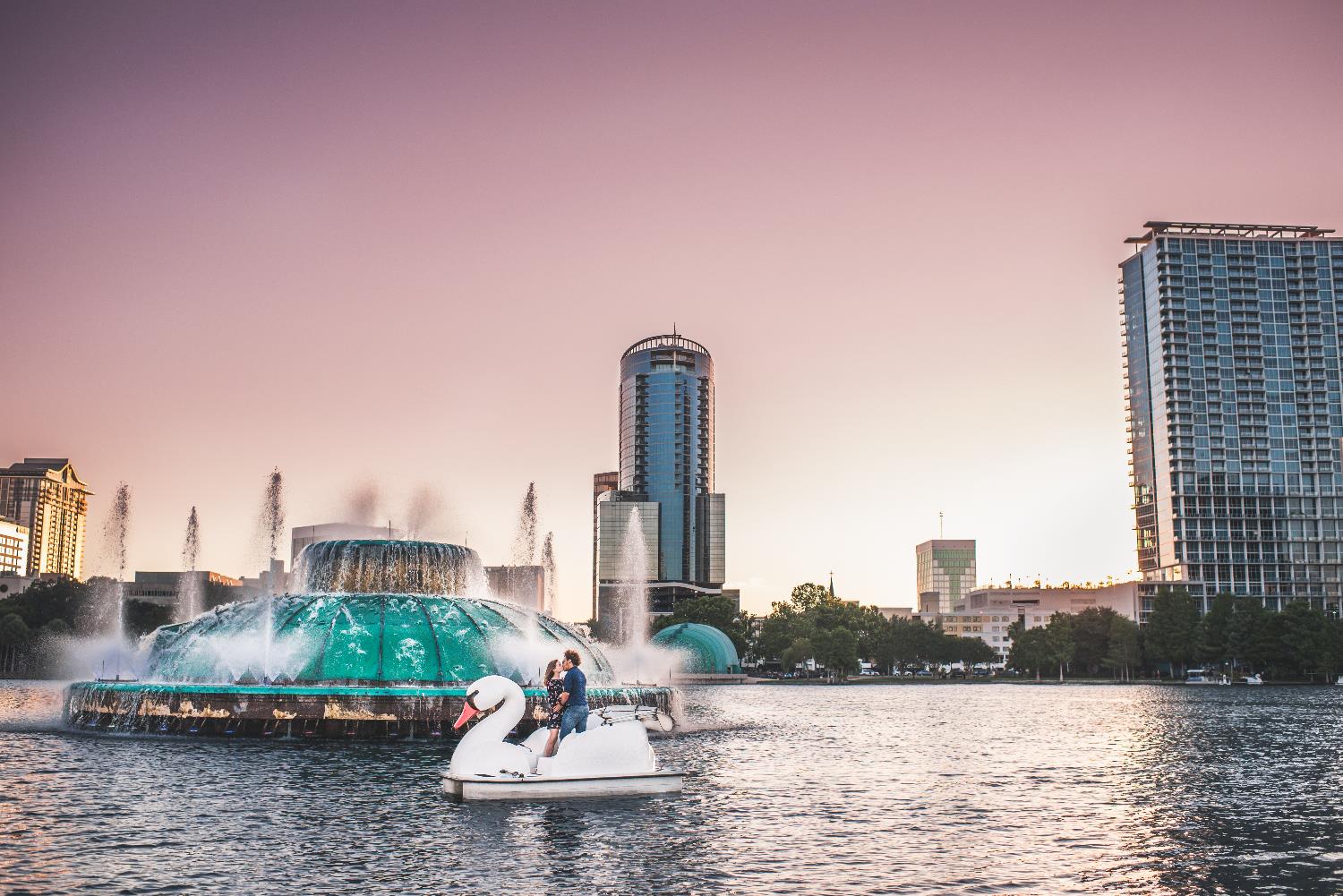 LAKE EOLA Fountain by Jonathan Aponte