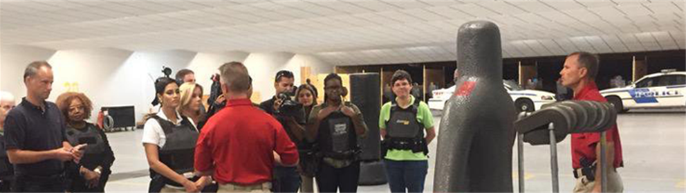 Residents at the Citizen Police Academy