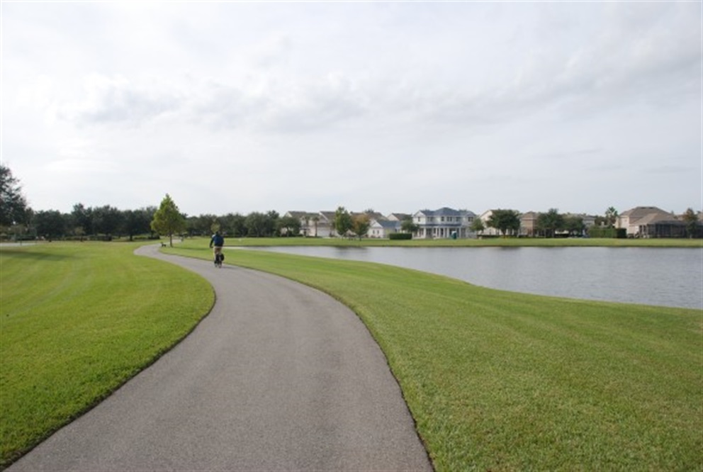 Photo of biker on the Southeast Trail