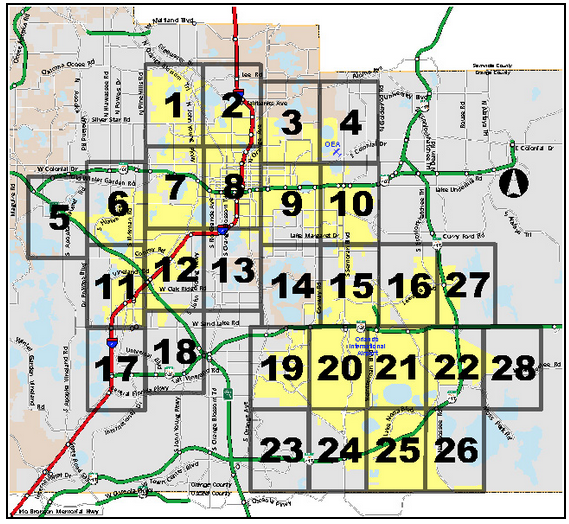 Map Grids of Future Land Use Maps