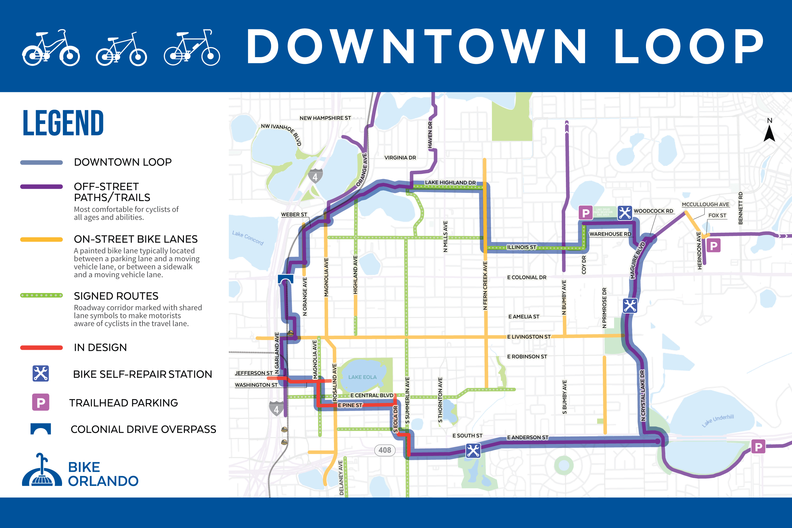 Downtown Loop map